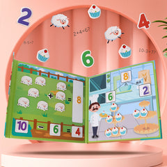 Kids' Math Learning 2-in-1 Magnetic Puzzle Book