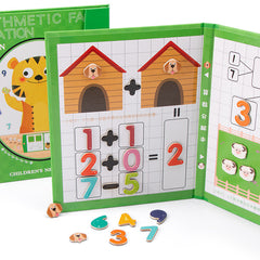 Kids' Math Learning 2-in-1 Magnetic Puzzle Book
